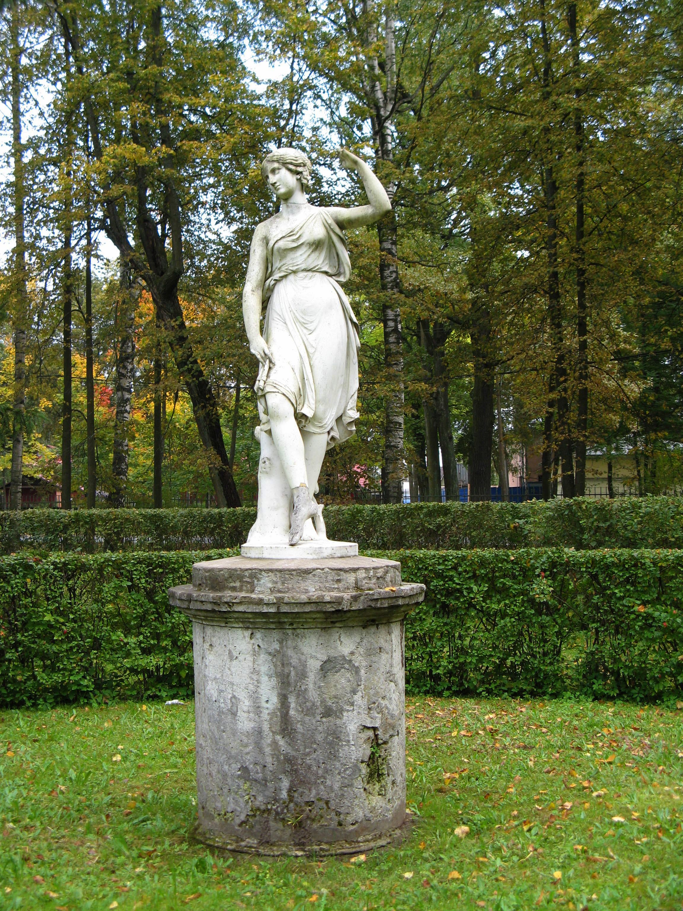 Dancing Girl statue in Pavlovsk Park, Pavlovsk