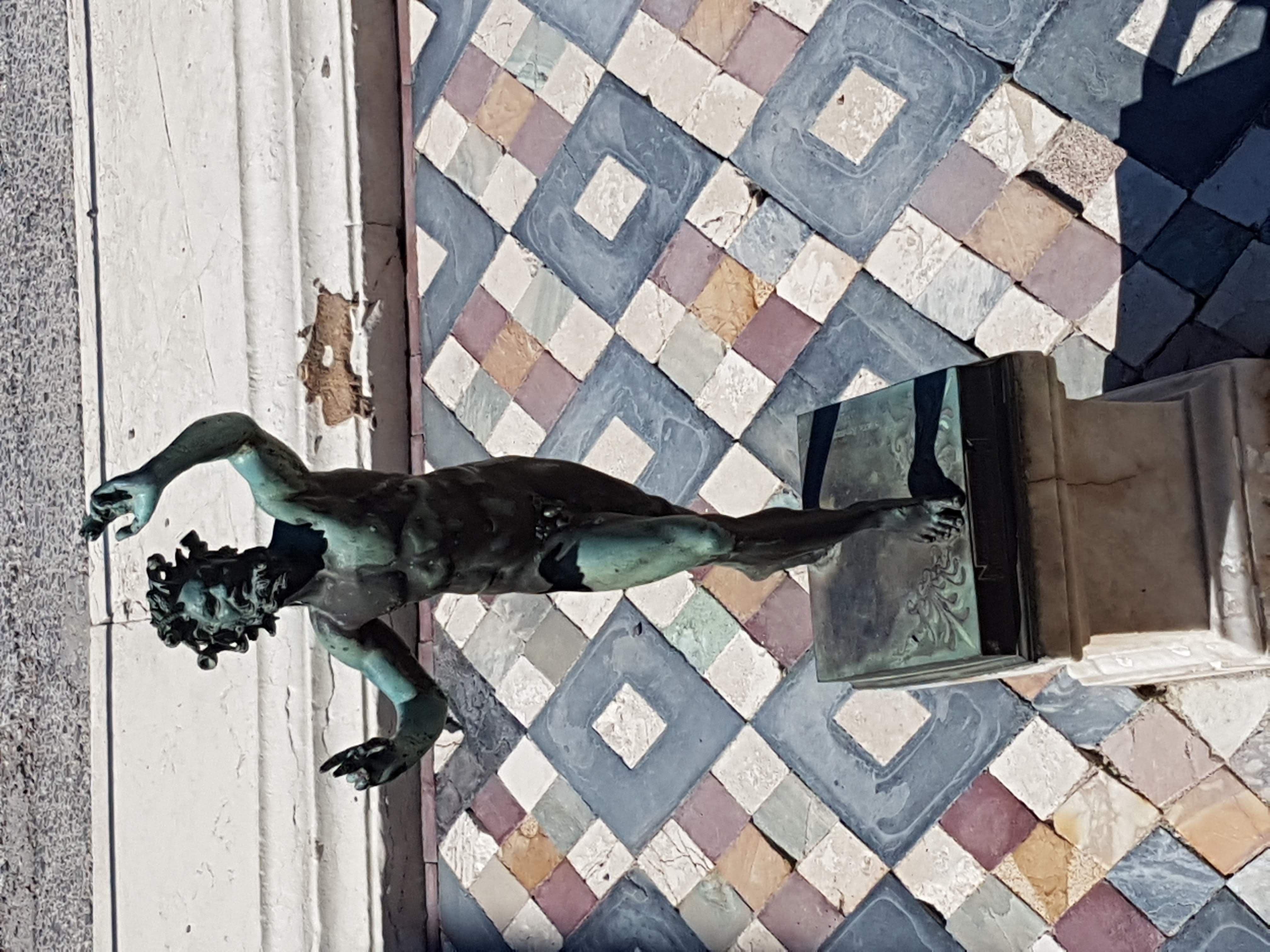 Modern copy of the Dancing Faun, Pompei