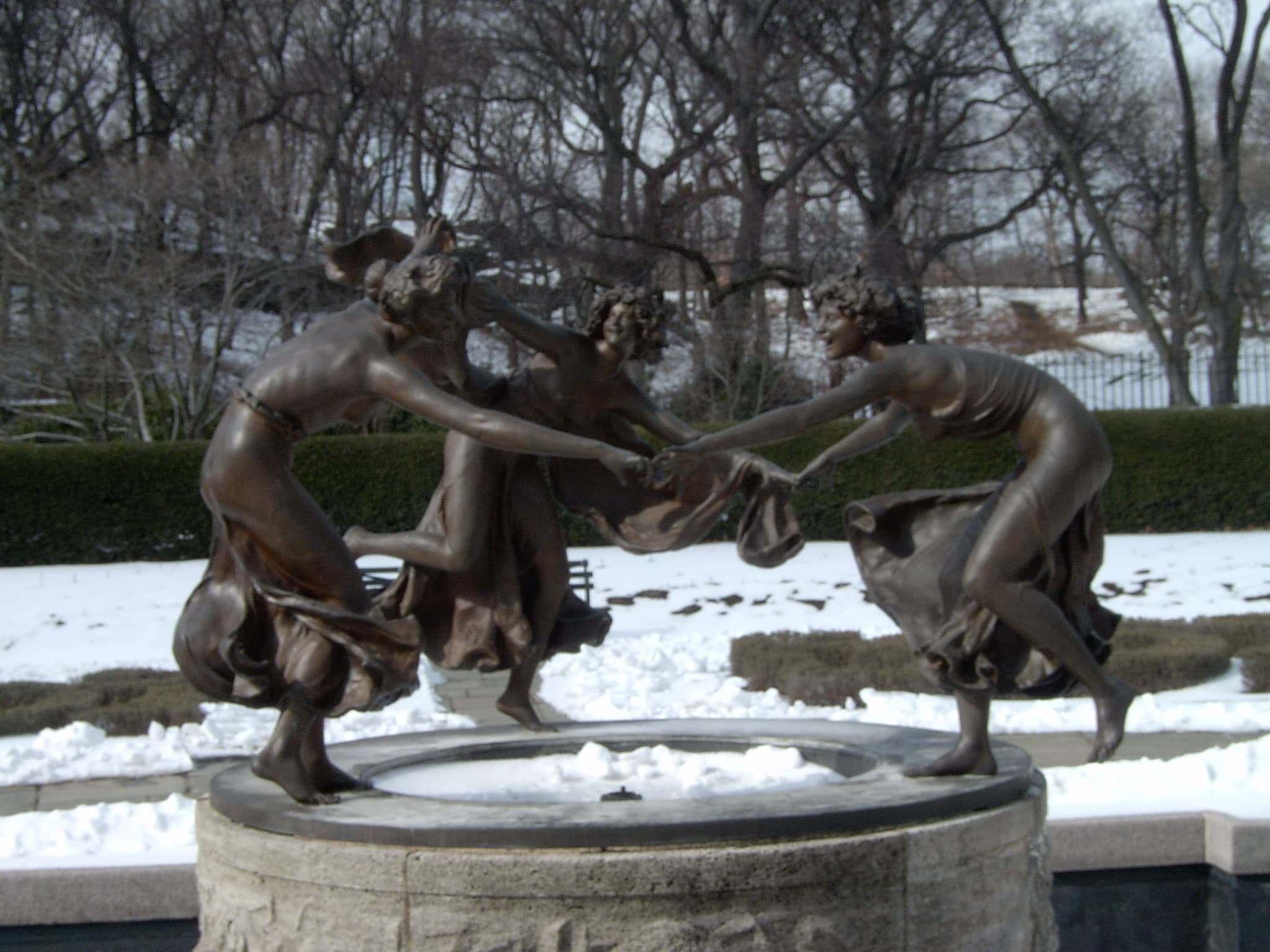 Three Dancing Maidens – Untermyer Fountain, sculpted by Walter Schott, New York, New York, United States
