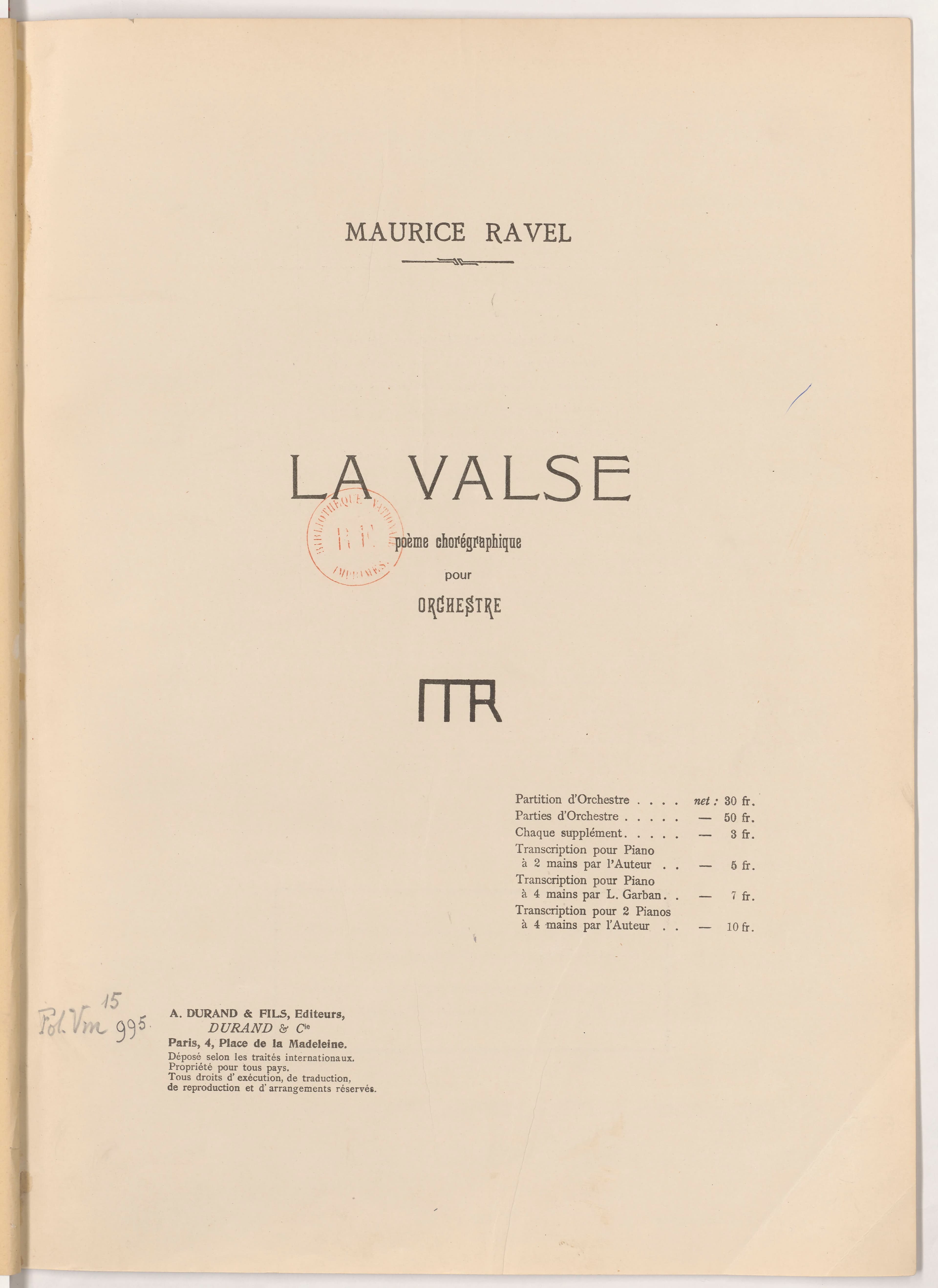 La valse (1920)
