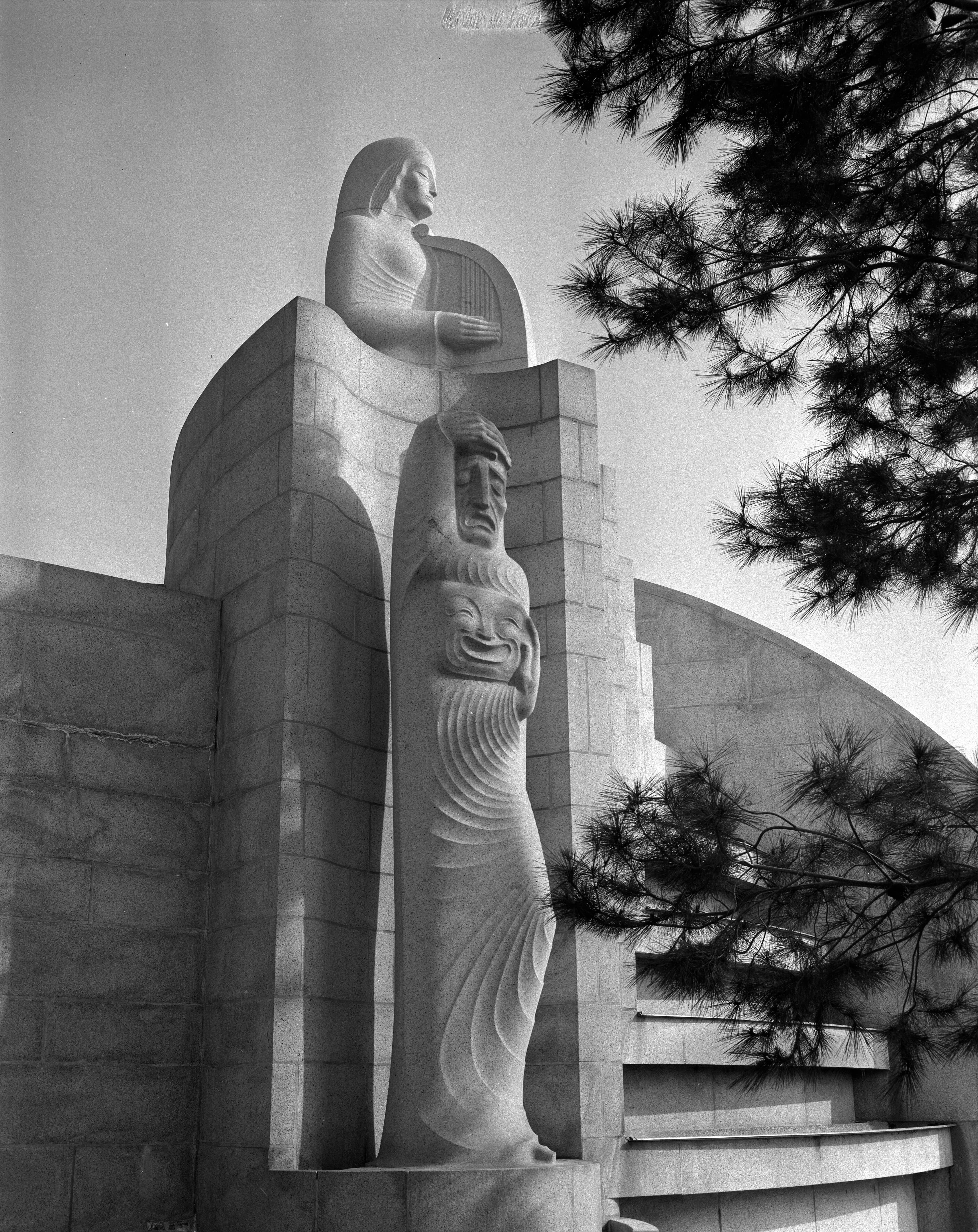Muse of Music, Dance, Drama by George Stanley, Los Angeles