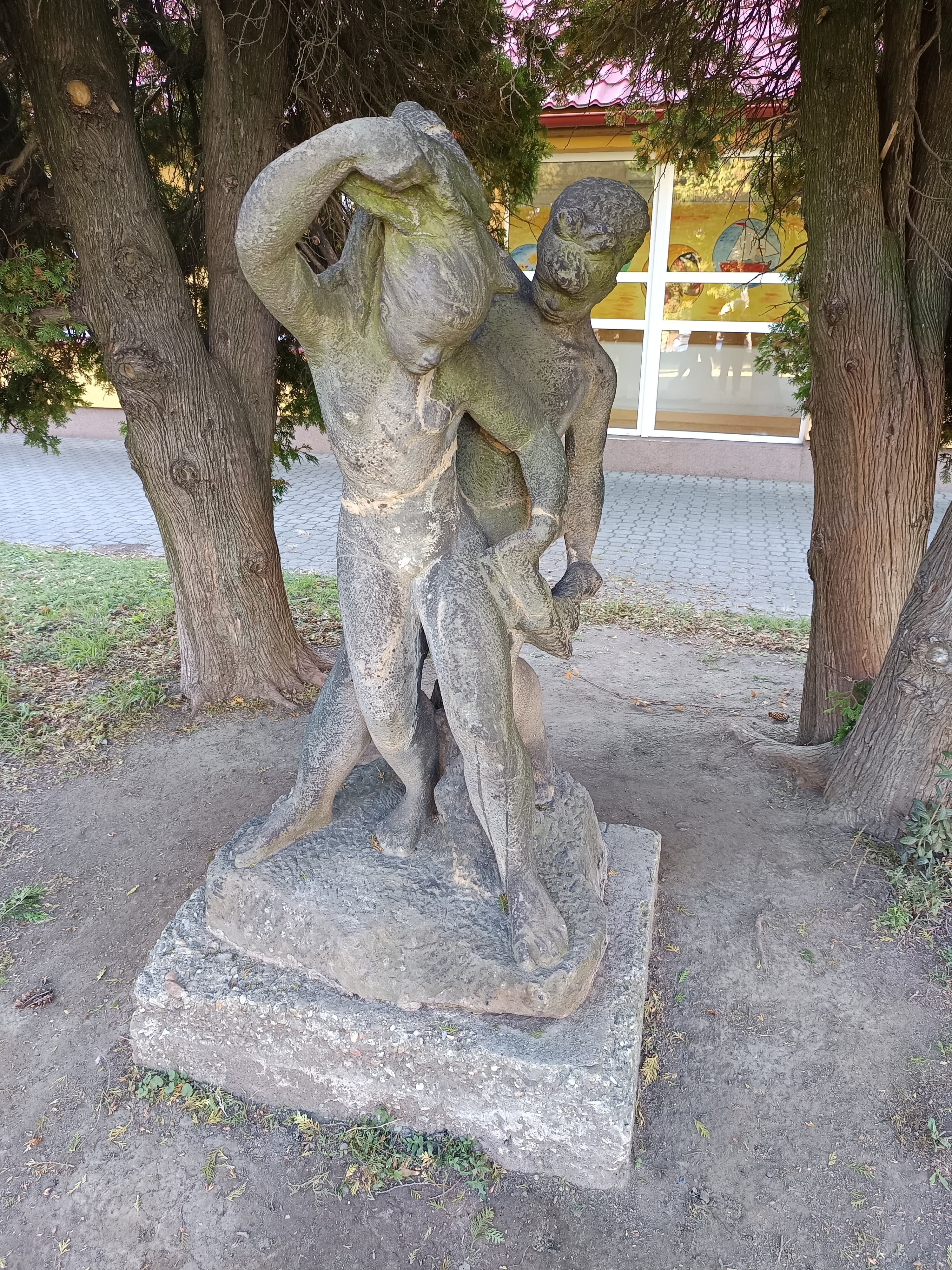 Dancing Children, sculpted by Jeroným Foltýn, Stará Bělá, Czech Republic