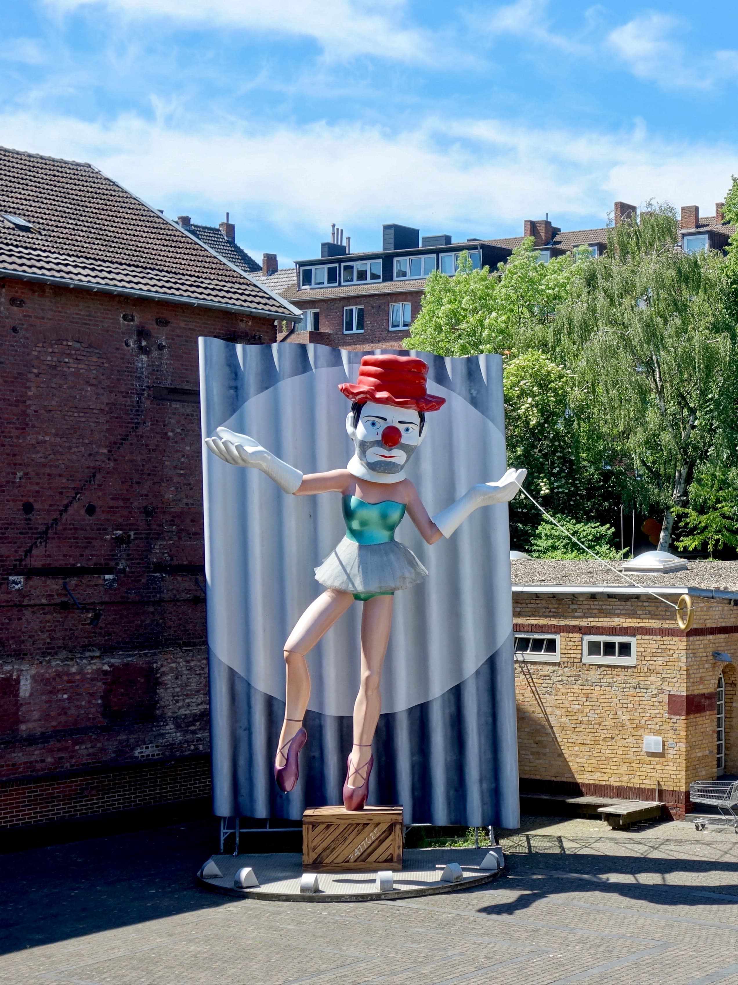 Ballerina Clown by Jonathan Borofsky, Aachen