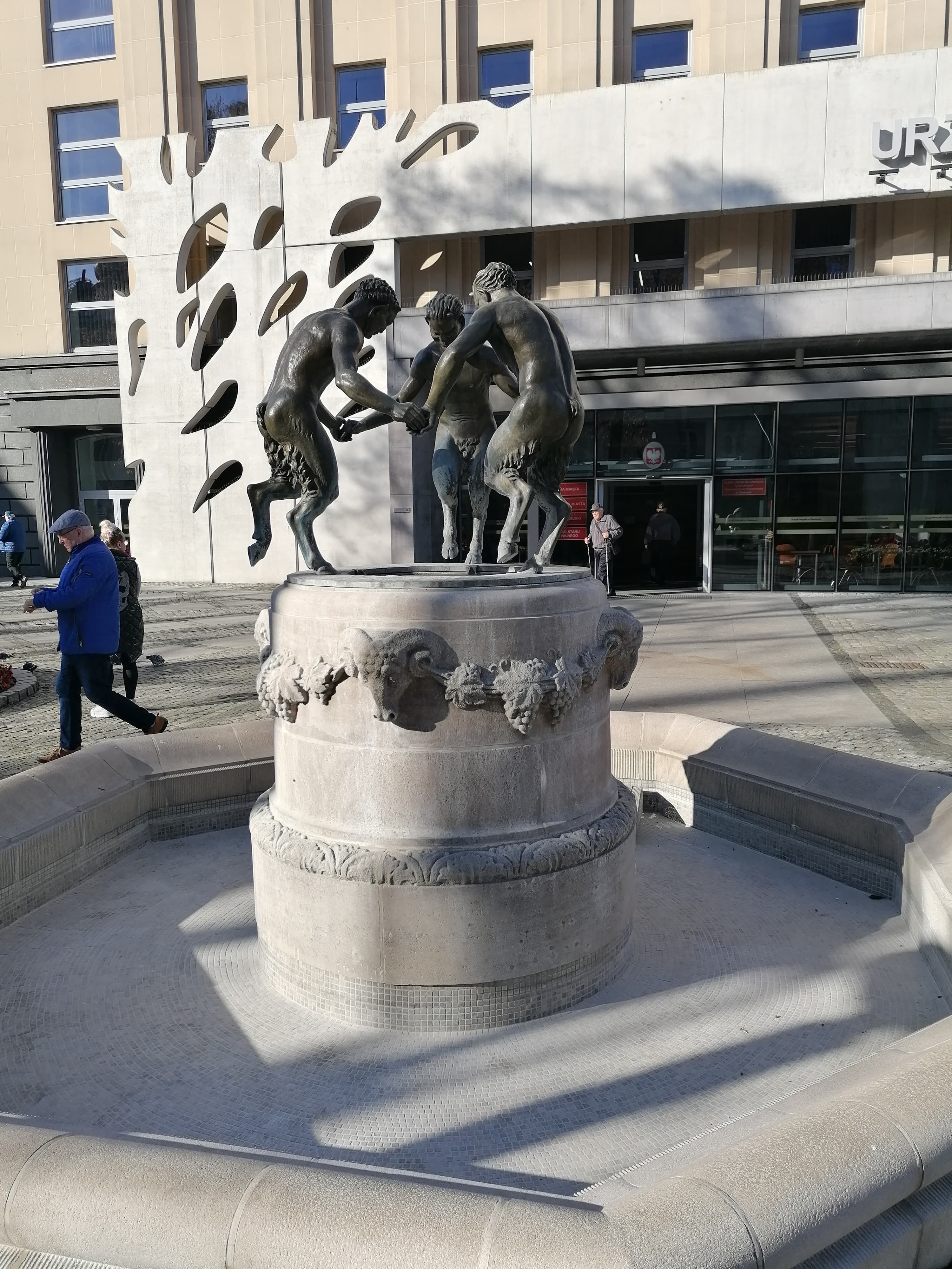 Brunnen mit tanzenden Faunen, Gliwice, Silesian Voivodeship, Poland