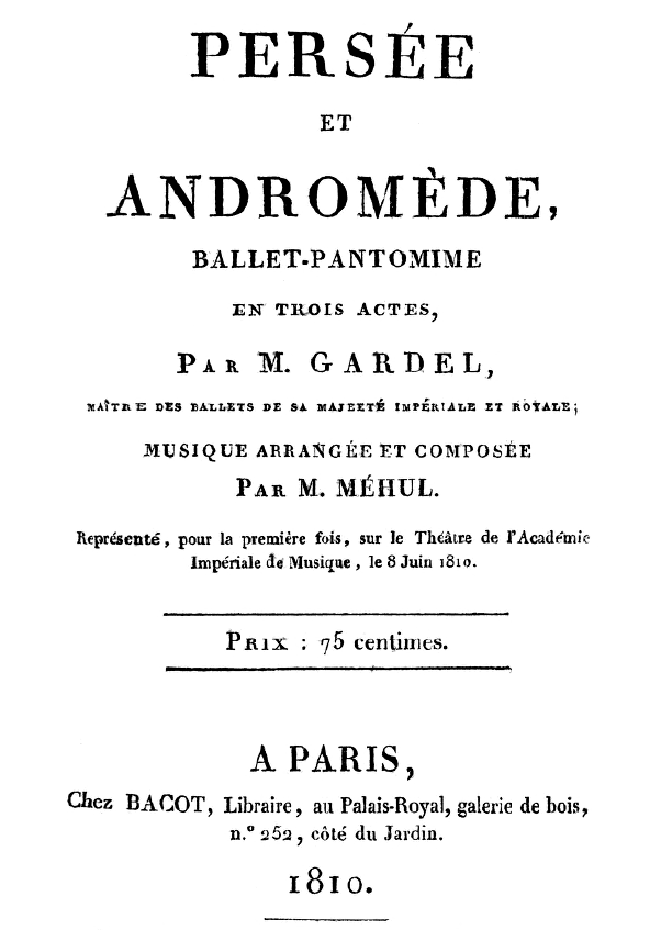 Persée et Andromède (1810)