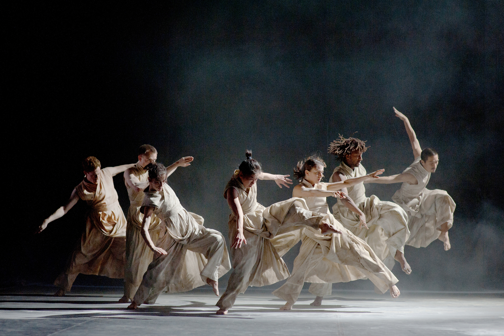 Akram Khan Company performing Vertical Road at Curve Theatre in 2010