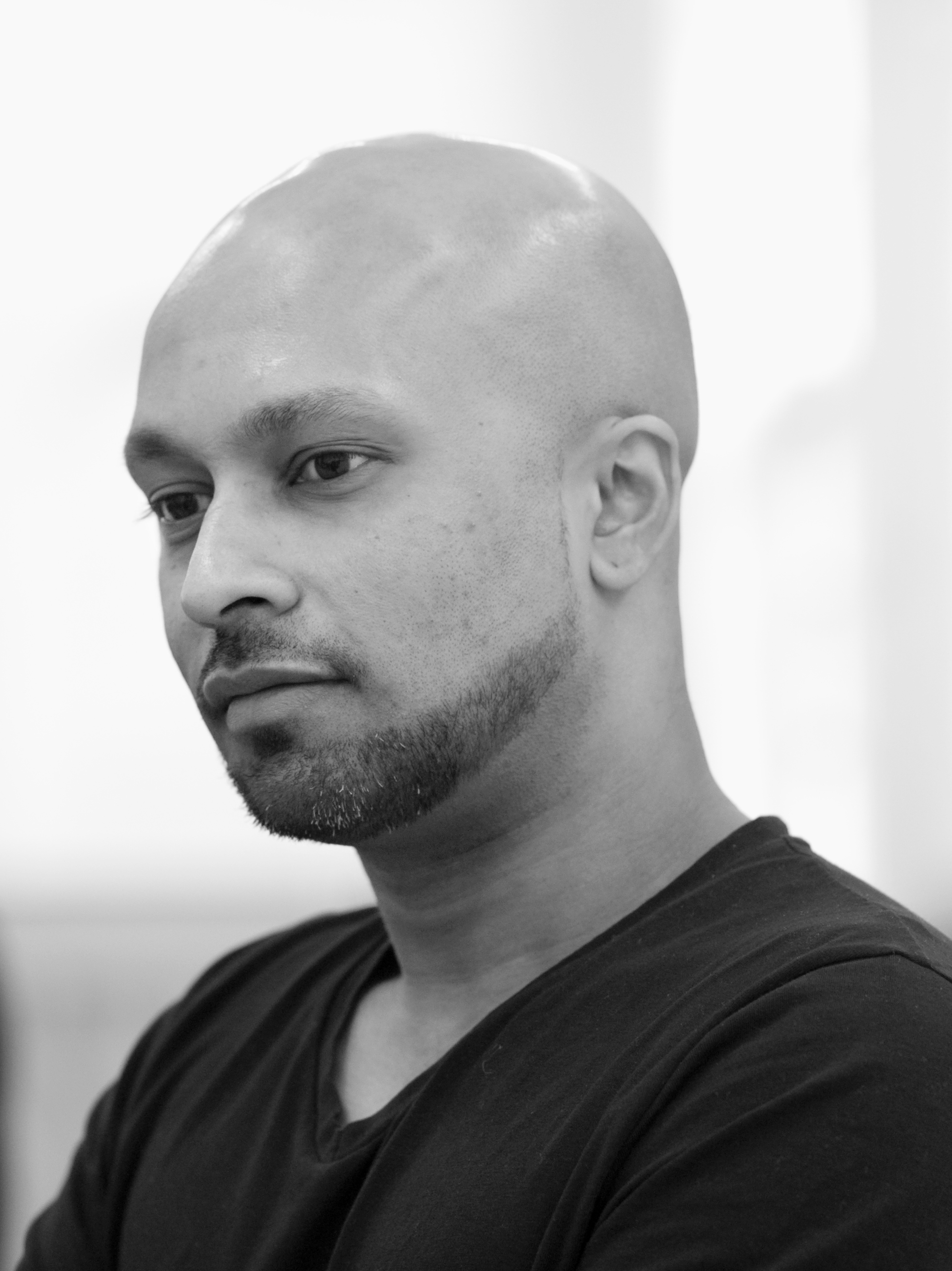 Portrait of Akram Khan in London in 2010