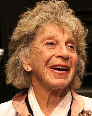 Portrait of Anna Halprin at the University of San Francisco in 2010