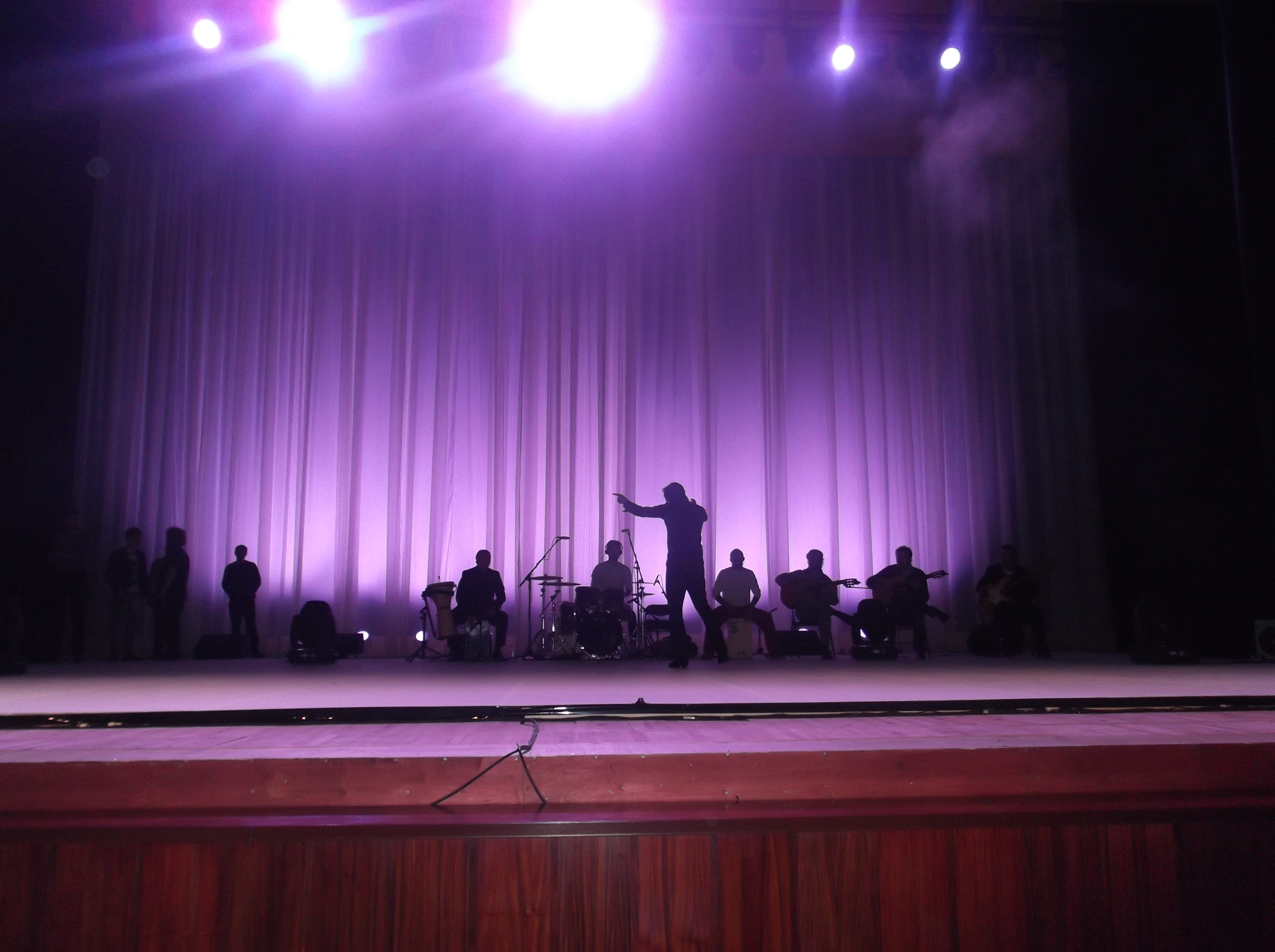 Joaquín Cortés performing flamenco onstage in Baku in 2013