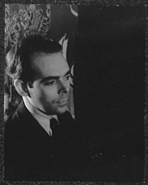 Black-and-white studio portrait of choreographer Charles Weidman in 1933