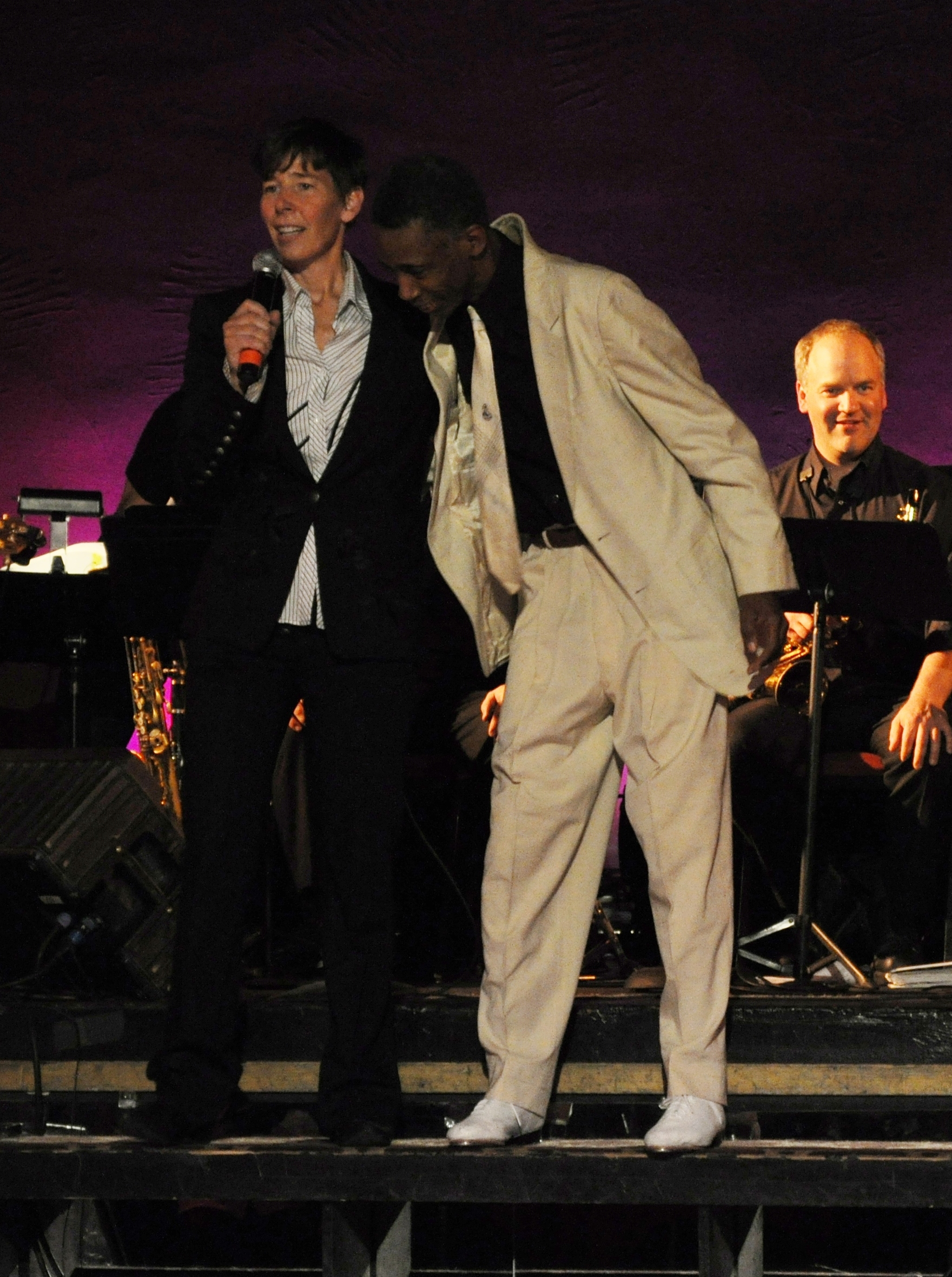 Hallie Kuperman and Chester Whitmore at Century Ballroom in Seattle in 2009.