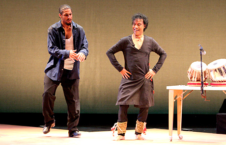 Chitresh Das and Jason Samuels Smith performing India Jazz Suites