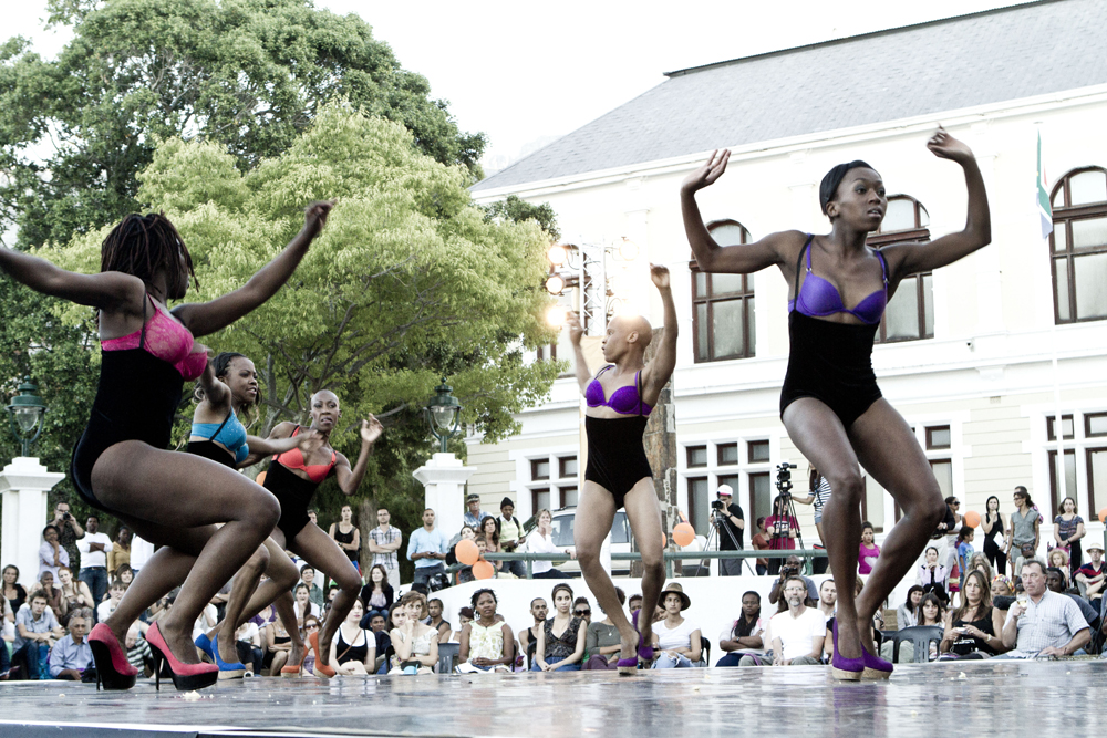 Dada Masilo performing at Infecting the City in Cape Town in 2012