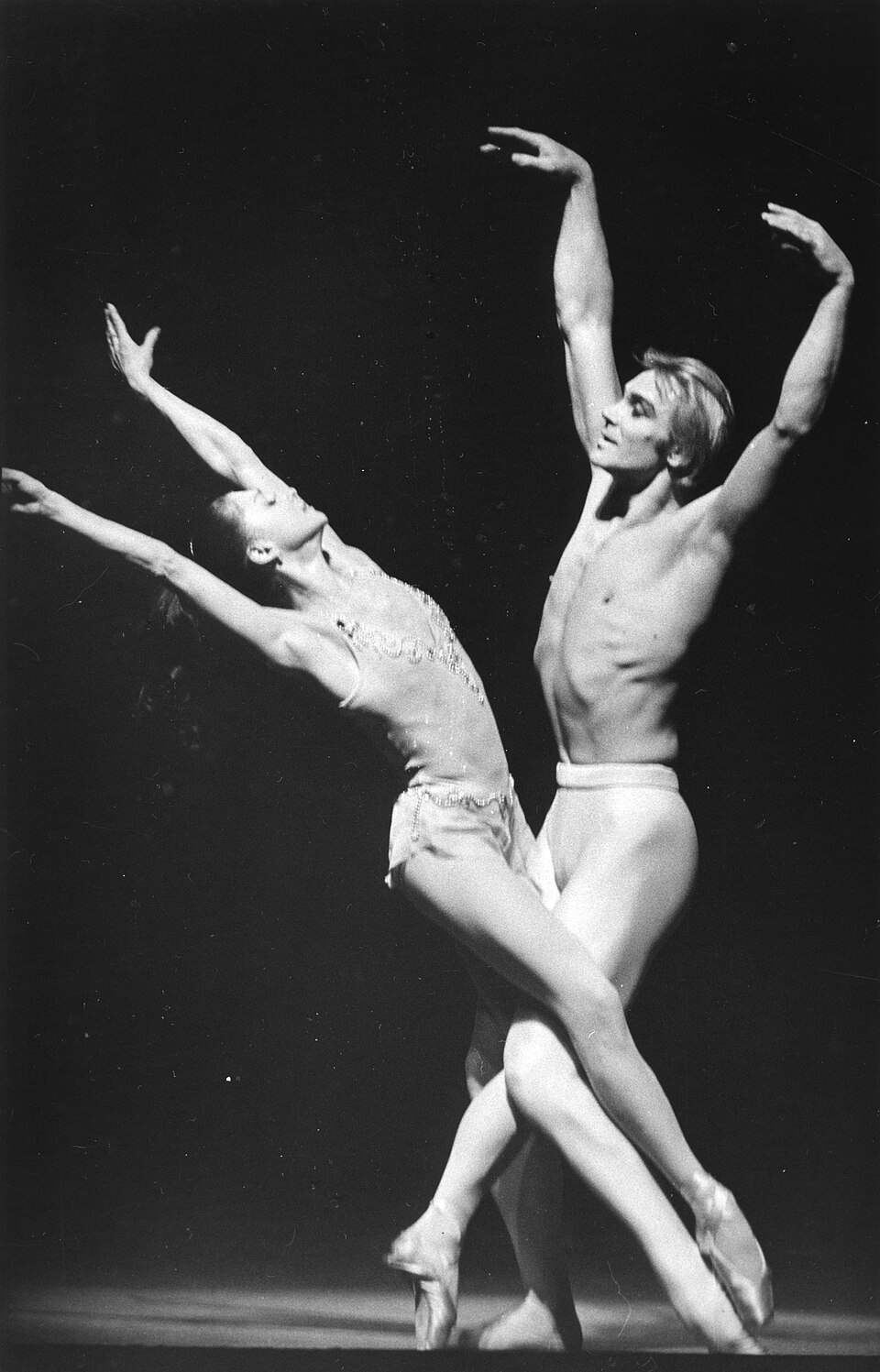Ekaterina Maximova and Vladimir Vasiliev together in 1964