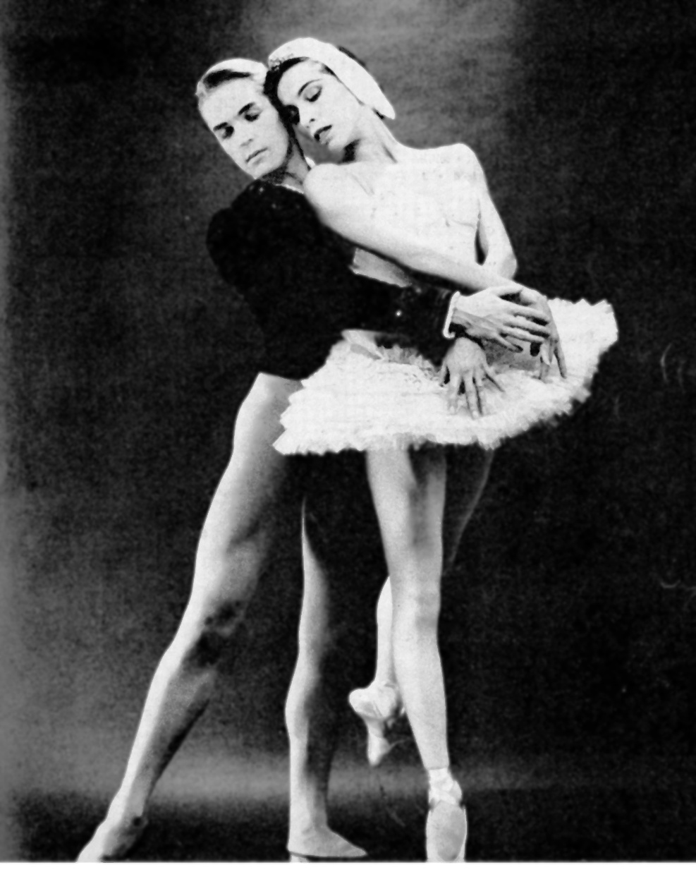 Maria Tallchief and Erik Bruhn in a 1961 ballet photograph