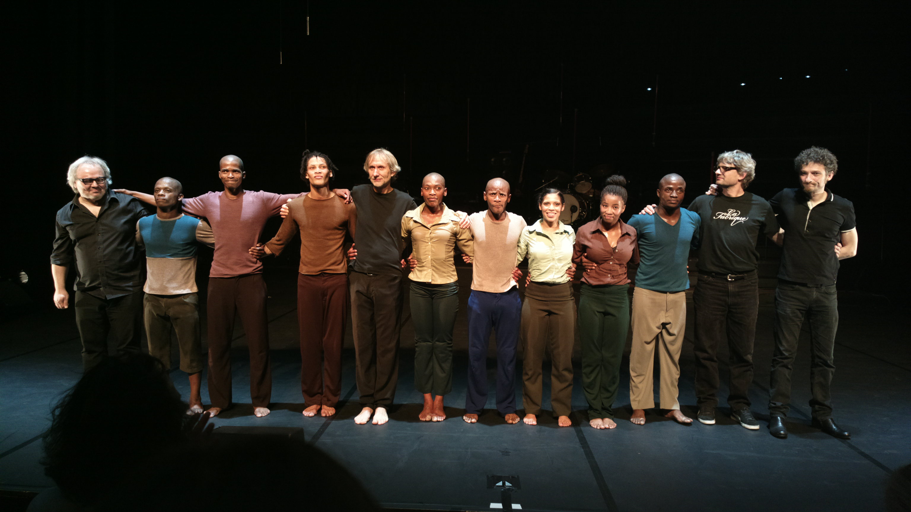 Gregory Maqoma and Vuyani Dance Theatre performing Kudu with the Erik Truffaz Quartet at Musée du Quai Branly in 2014