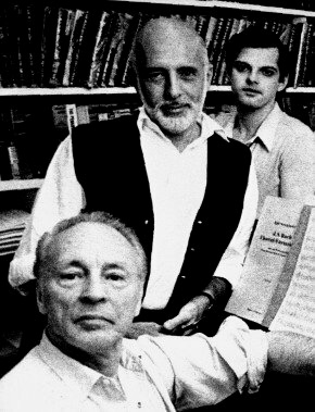 George Balanchine, Jerome Robbins, and John Clifford together during a Stravinsky Festival