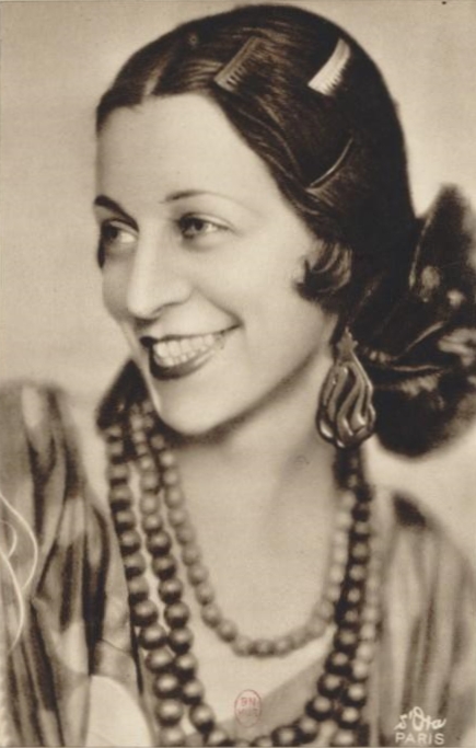 La Argentina in a full-length studio portrait, 1930