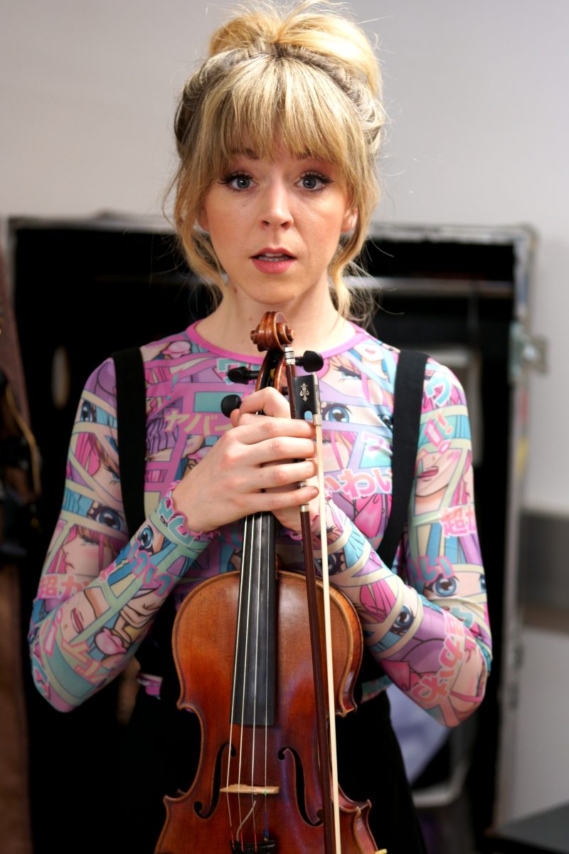 Lindsey Stirling performing on violin, 2019 Vienna