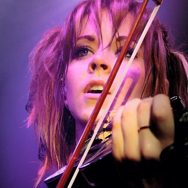 Portrait of violinist and dancer Lindsey Stirling