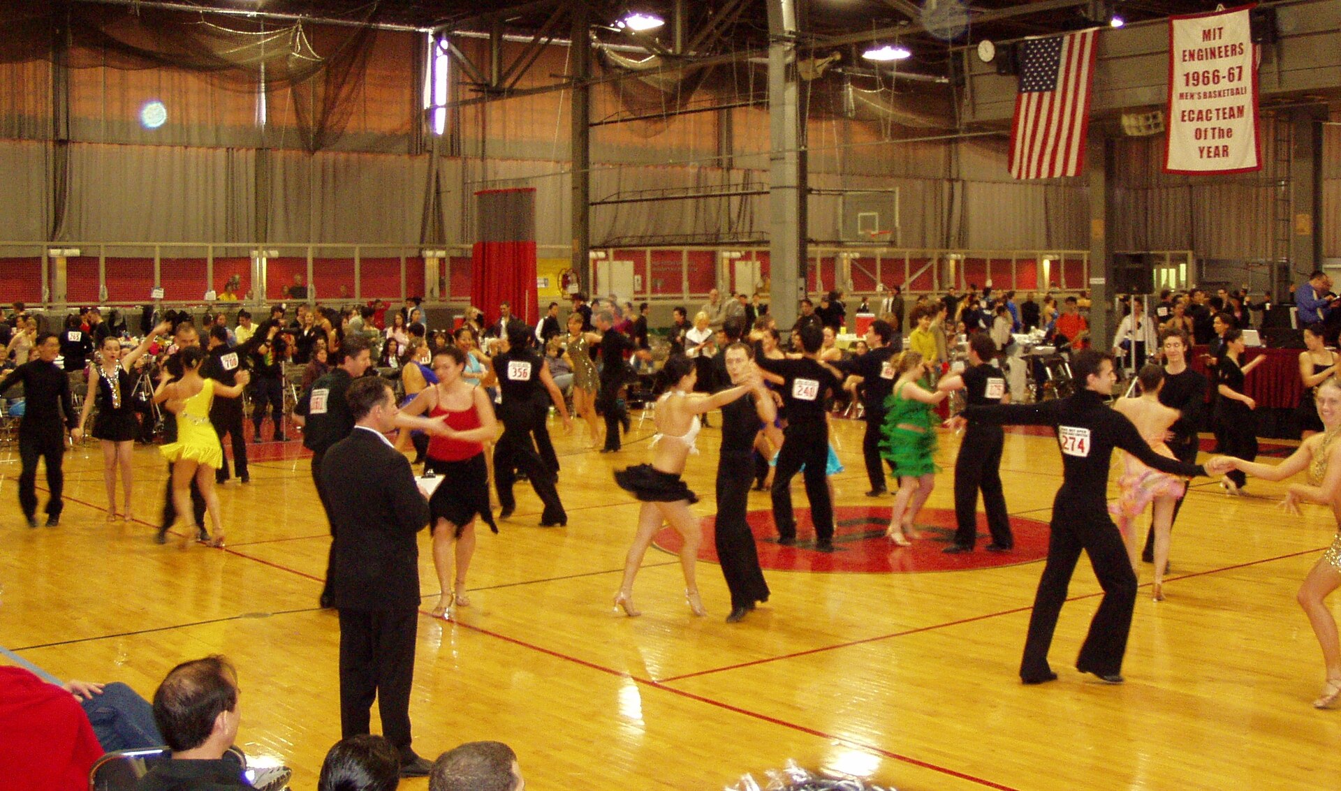 Latin dancers at the 2006 MIT Open Ballroom Dance Competition