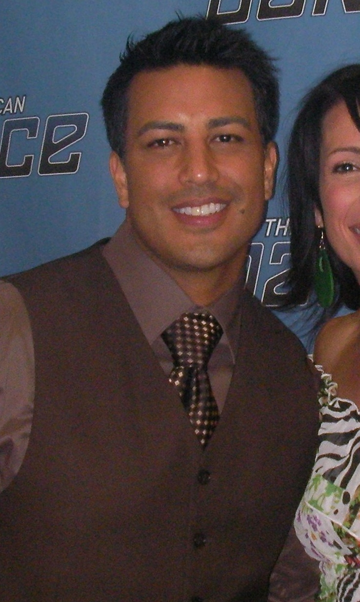 Napoleon D’umo and Tabitha D’umo backstage at the So You Think You Can Dance season-four finale in 2008.