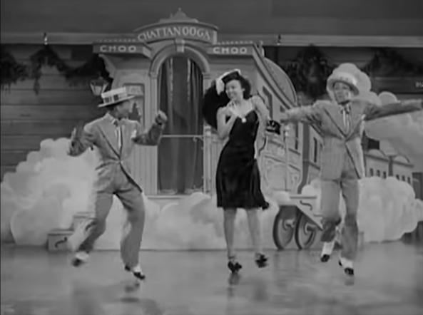 Dorothy Dandridge with Fayard and Harold Nicholas in Sun Valley Serenade