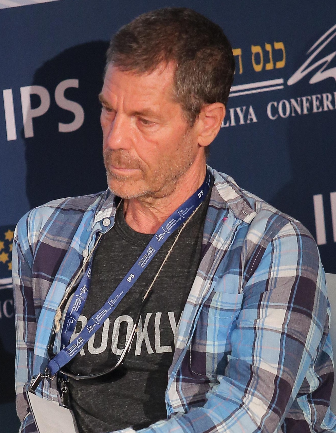 Portrait of Ohad Naharin at the 2016 Herzliya Conference.
