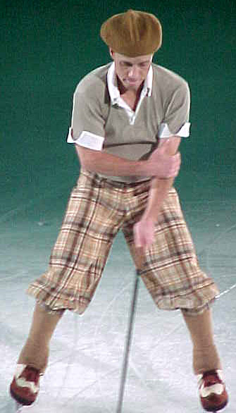 Scott Hamilton performing in a Stars on Ice show in Portland, Maine, in 2002