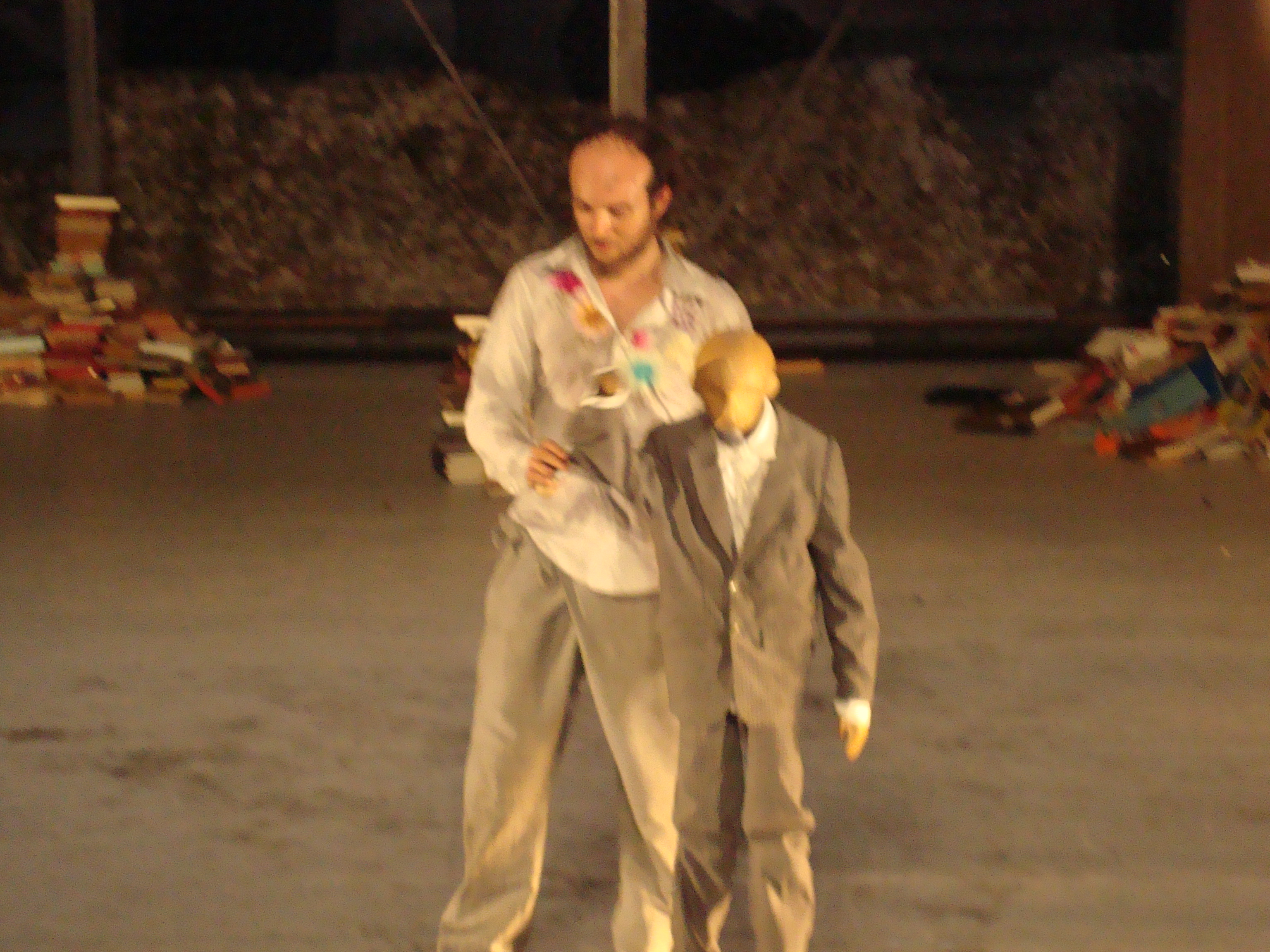 Sidi Larbi Cherkaoui after Apocrifu at Villa Adriana in 2009