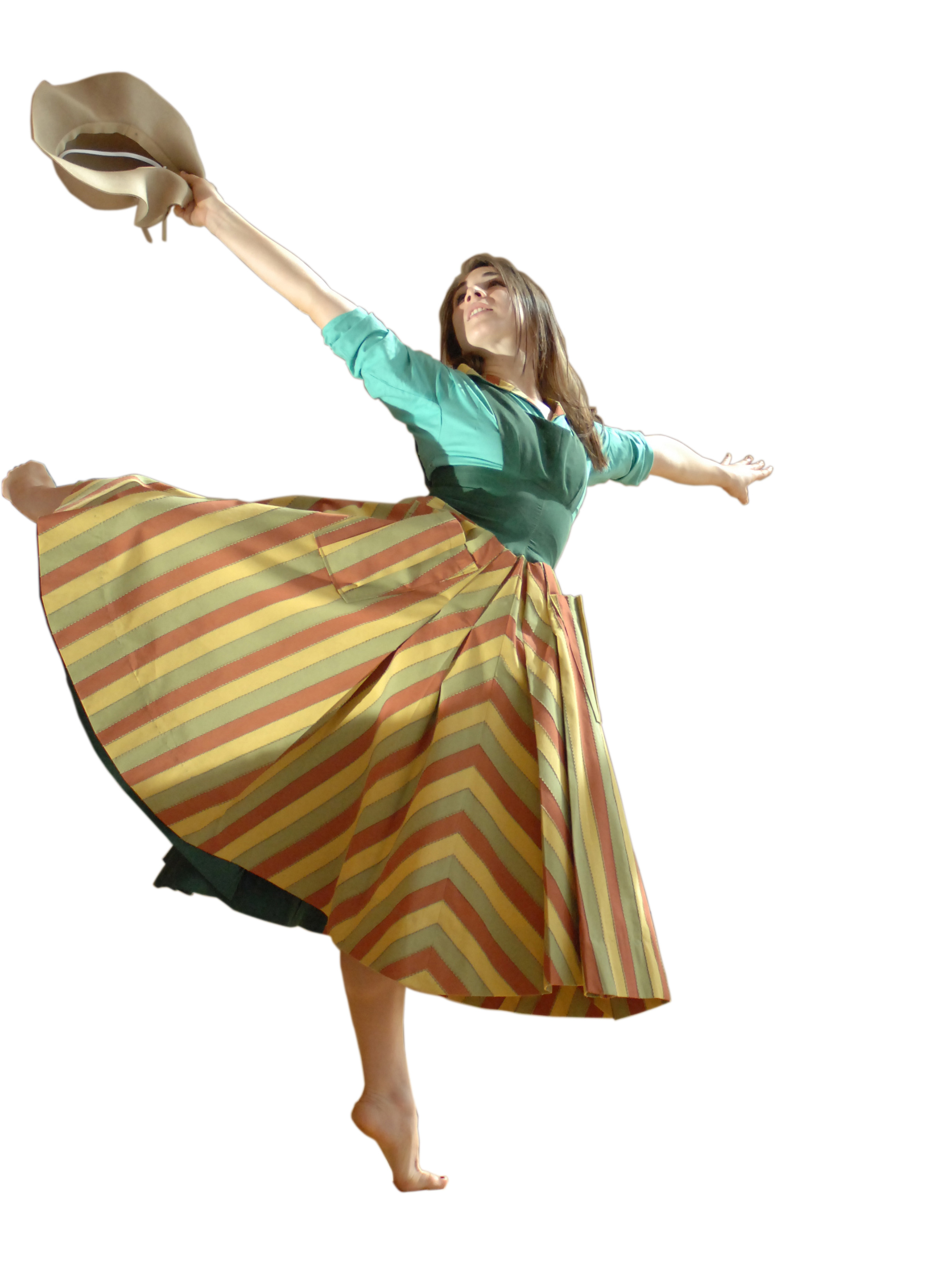 Dancer Kyra Jean Green in CityDance Ensemble's 2007 reconstruction of Sophie Maslow's Dust Bowl Ballads