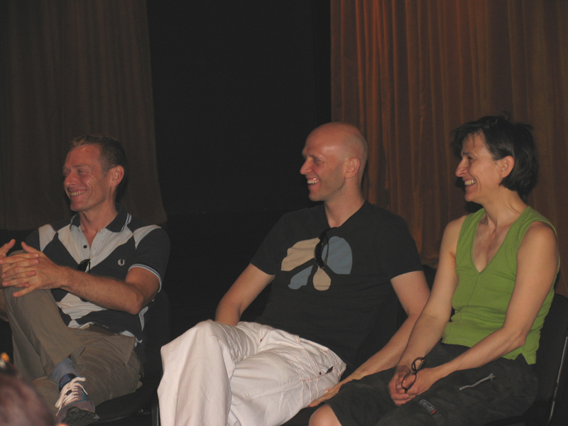 Thierry Smits, Wayne McGregor and Mateja Bučar seated together at a 2008 event