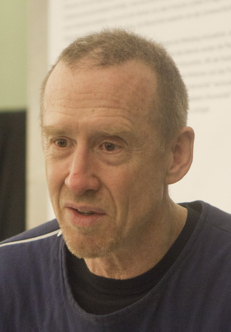 William Forsythe during The Forsythe Company's Human Writes presentation in Geneva in 2012